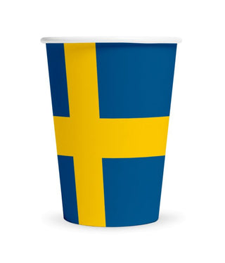 Pappersmuggar Sverige 210ml 8-pack