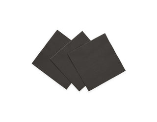 Small Napkins Black 20-pack