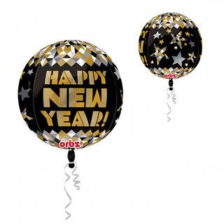 Foil balloon Orbz New Year