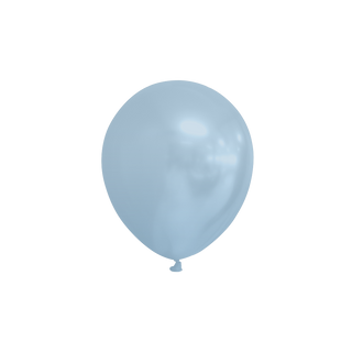 Mother of Pearl Mini Light Blue Latex Balloons 100-pack