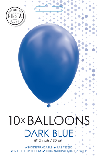 Latex ballonger Mörkblå