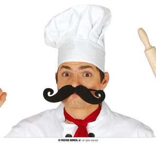 Mustache with elastic band 21.5cm