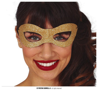 Eye Mask Gold Glitter