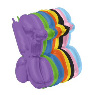 Figurballonger 100-pack Mix