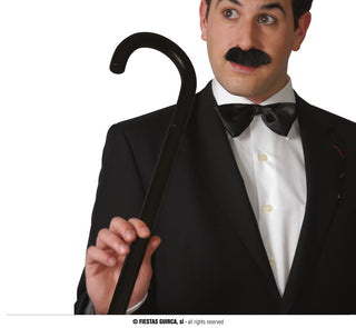Cane Black Plastic 80cm