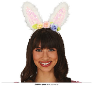 Tiara Rabbit Ears Flowers