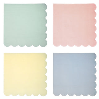 Pastel Napkins with ruffles