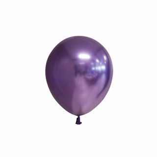 Latex miniballonger Chrome Lila 100-pack