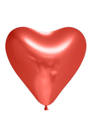 Latex balloons Chrome Heart 30cm 100-pack