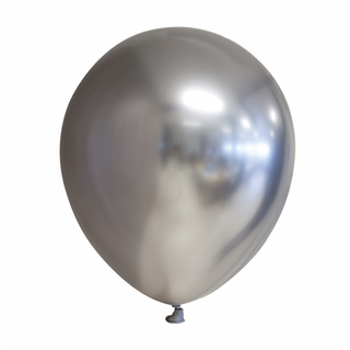 Latexballong Chrome Silver 100-pack