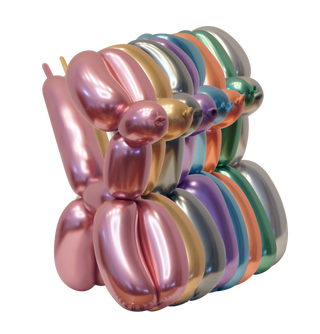 Figure balloons 100-pack Chrome Mix