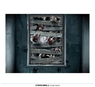 Dekoration till fönstret Zombie 80X120cm