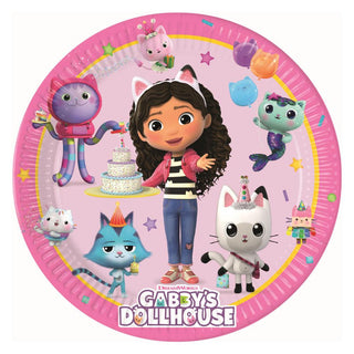 Gabby's Dollhouse Paper plates 8-pack