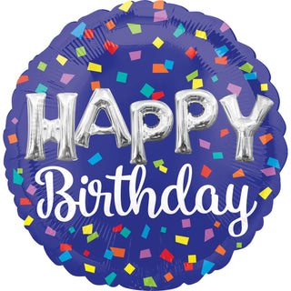Happy Birthday Jumbo Helium balloon 28"