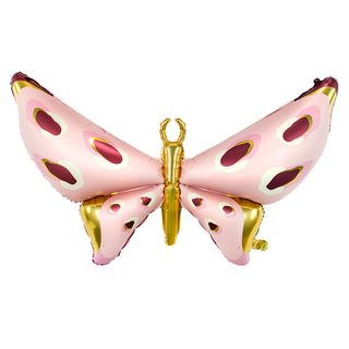 Helium balloon Butterfly pink Incl. helium