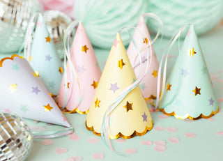 Party hats Pastel Stars