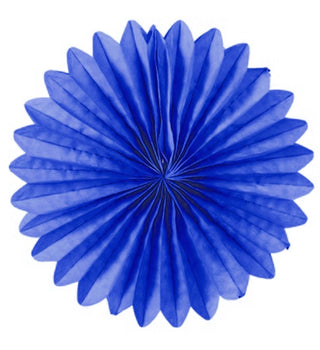 Fan Decoration 25cm Dark blue