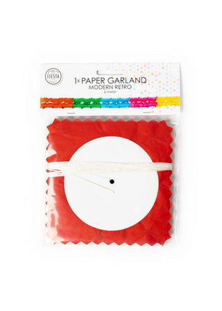Paper Garland Modern Retro