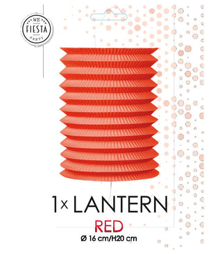 Red Lantern Oblong 16cm