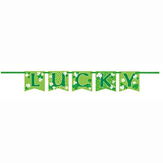 st. Patrick banner LUCKY