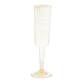 Champagne Glas Guld Glitter 4-pack