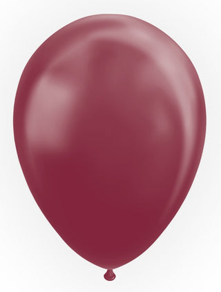 Latex balloons Metallic Burgundy 10-pack