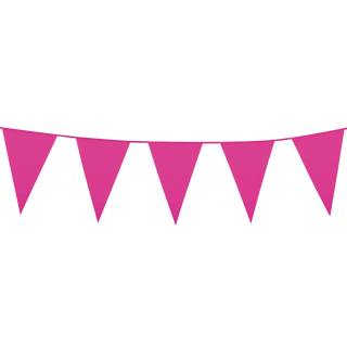 Vimpel Cerise Rosa 20x30cm, 10m