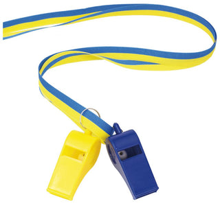 Whistle 2-pack Yellow &amp; blue Student