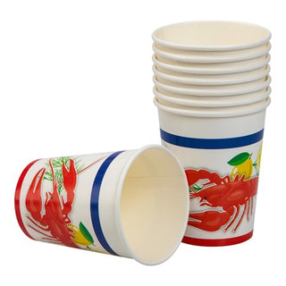 Kräftskiva Pappersmugg 8-pack