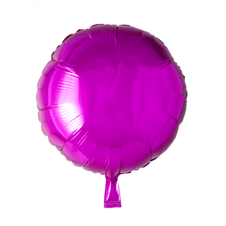 Cirkel folieballong Cerise Rosa