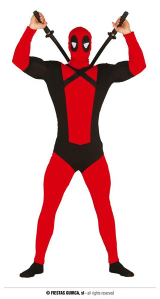 Costume Superhero Deadpool Size ML