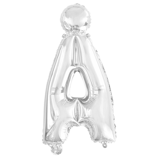 Small Letter Balloon Silver 41cm A-Z