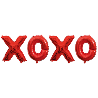 Foil balloon "XOXO" Red