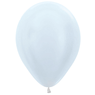 Pärlemor Latex ballong med Helium