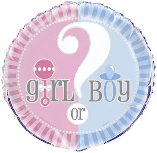 Girl or Boy? Helium balloon 45cm