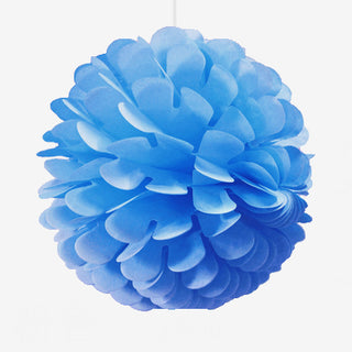 Pom Pom balls Simple Light blue 30cm
