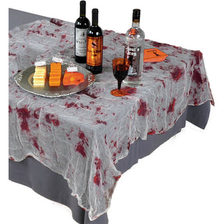 Bloody tablecloth overlay