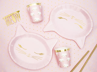 Paper cups Cat Theme