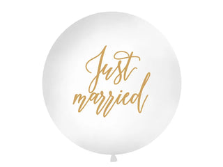 Just Married Latexballong XL 1m