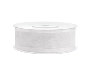 Chiffong Band vit 25mm x 25m