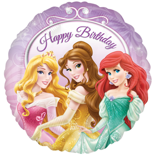 Happy Birthday Princess Helium balloon 45cm