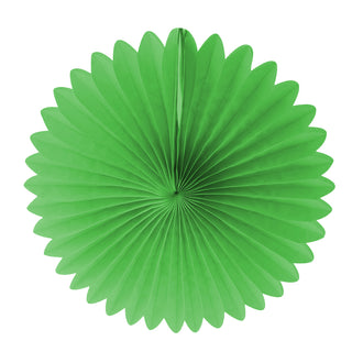 Fan Decoration 35cm Green