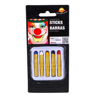Guirca Färgkritor för ansiktet Mix 5-pack