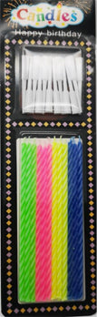 Mini Tårtljus Färgglada