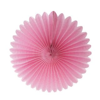 Fan Decoration 35cm Pink