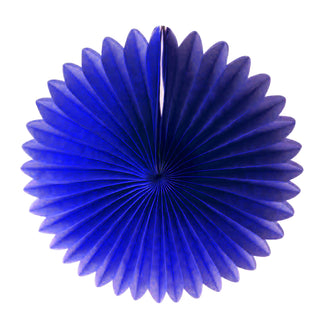 Solfjäder Dekoration 35cm Midnattsblå