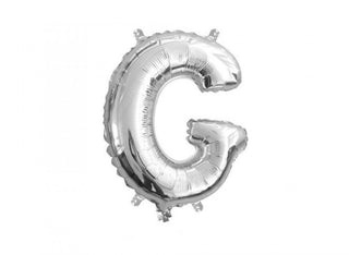 Liten Bokstavsballong Silver 41cm A-Ö