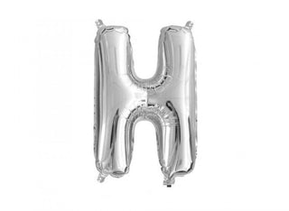 Liten Bokstavsballong Silver 41cm A-Ö