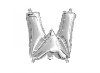 Liten Bokstavsballong Silver 41cm A-Ö