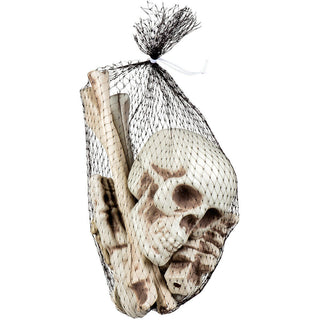 Skeleton in sack